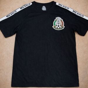 MEXICO SOCCER JERSEY T SHIRT MENS S BLACK FUTBOL